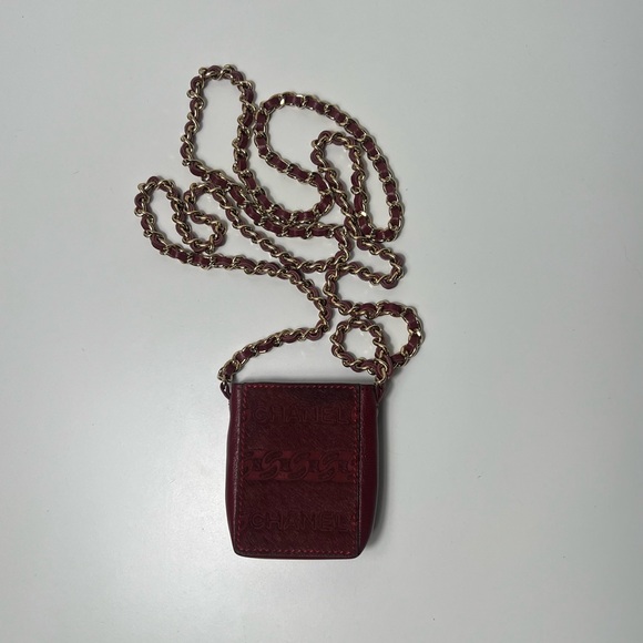 Chanel CC Logo Pony Hair Crossbody Cigarette Holder Case Bag Purse - Picture 5 of 13